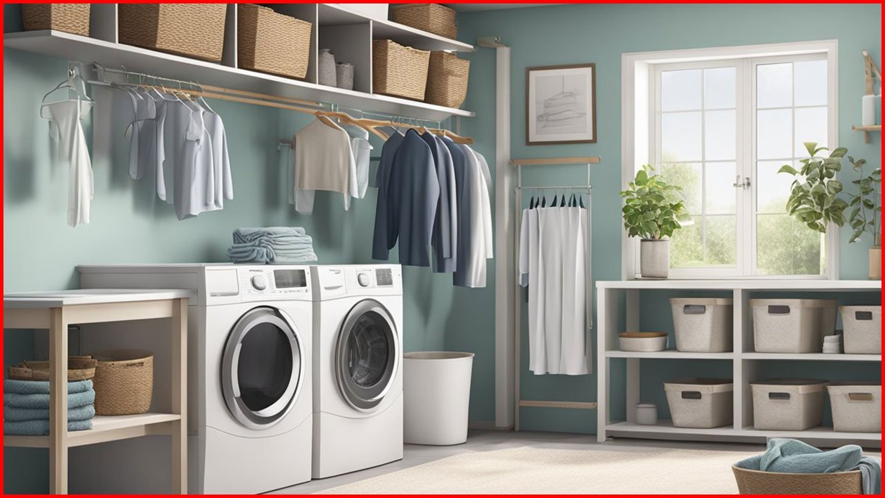 How to Organize A Laundry Room with Drying Racks: Tips and Tricks