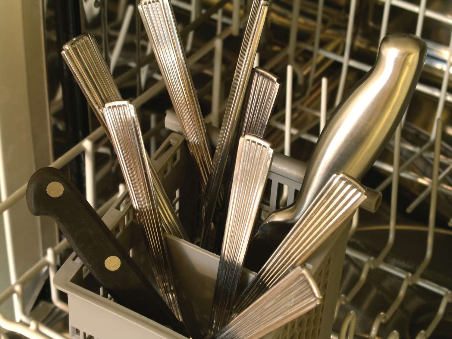 Should Silverware in the Dishwasher Be Loaded Upside Down?