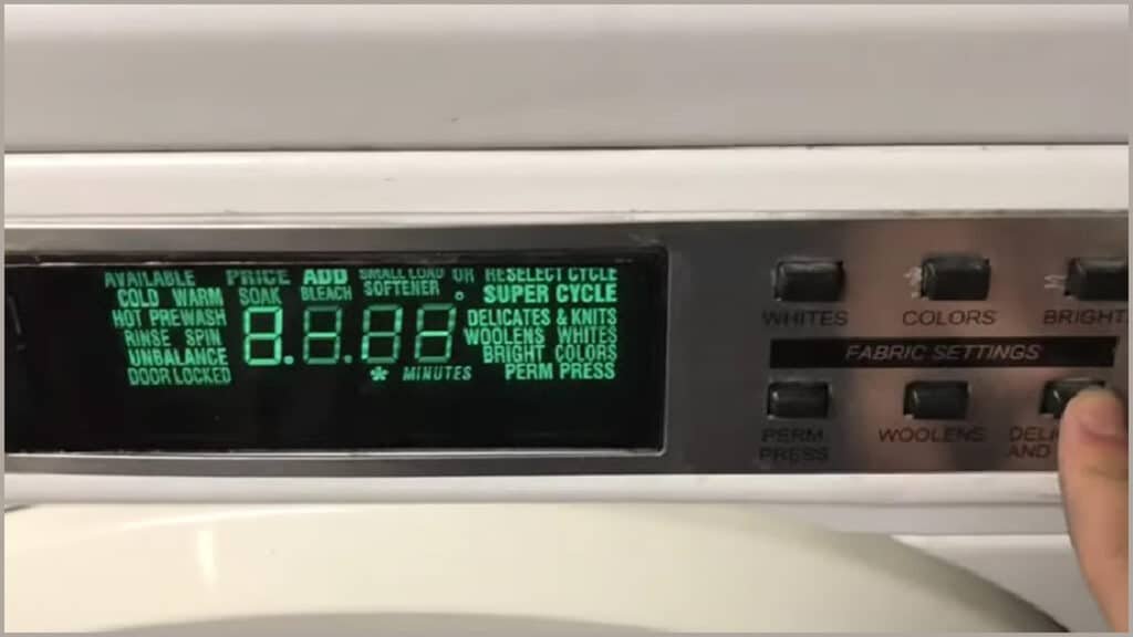 how to reset maytag commercial technology washer