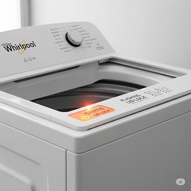 Why Your Whirlpool Washer's Lid Locked Light is Flashing