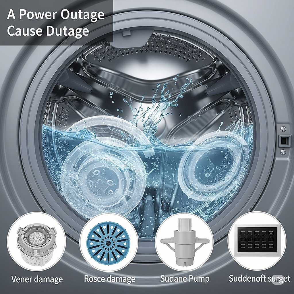 Can a Power Outage Damage a Washing Machine