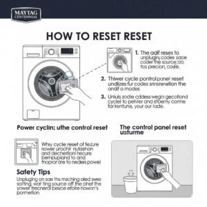 how to reset Maytag Centennial washer