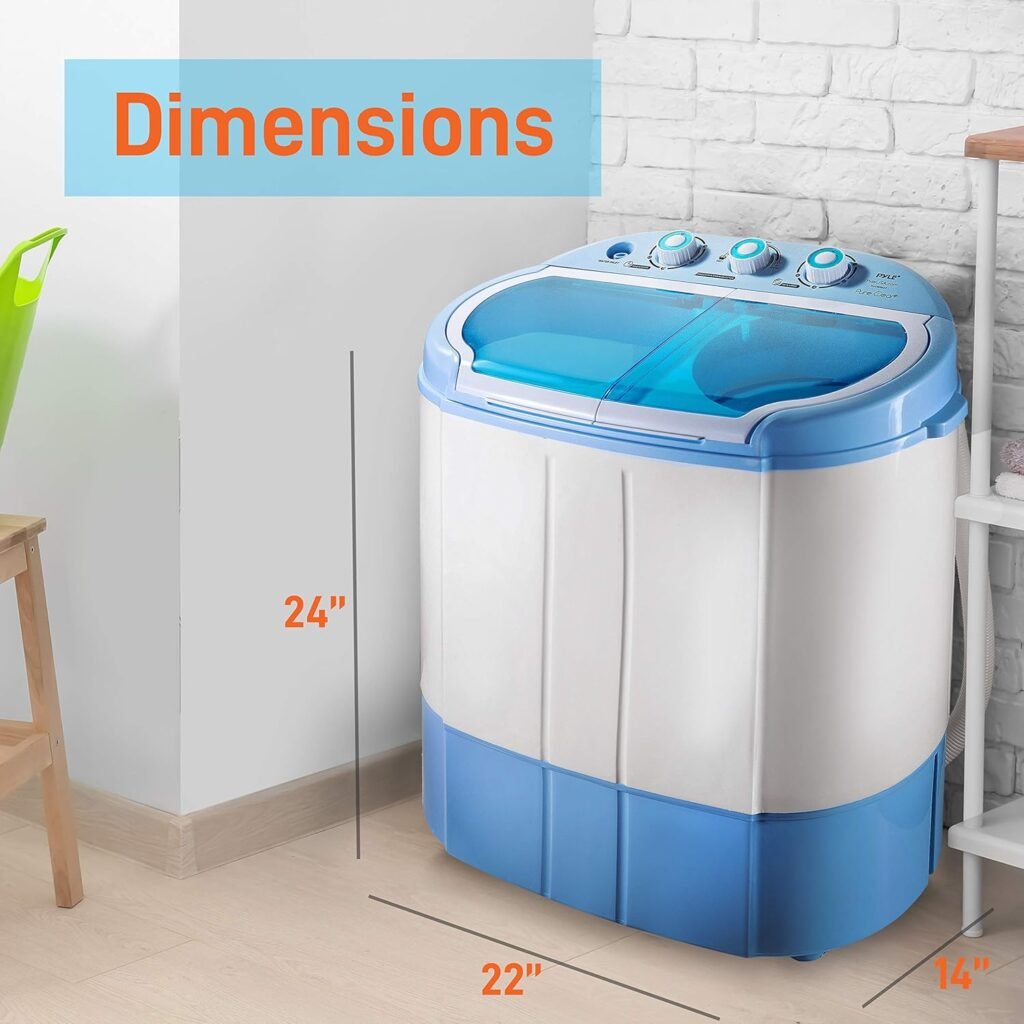Pyle Portable 2-in-1 Washing Machine