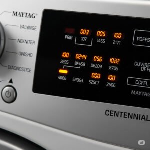 maytag centennial washer diagnostic mode