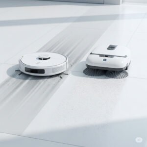dry sweeping vs vacuuming robot