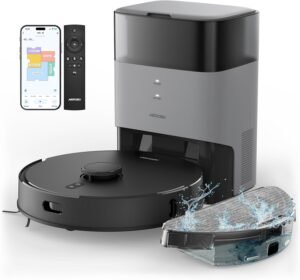 AIRROBO Robot Vacuum and Mop Combo, Self-Emptying