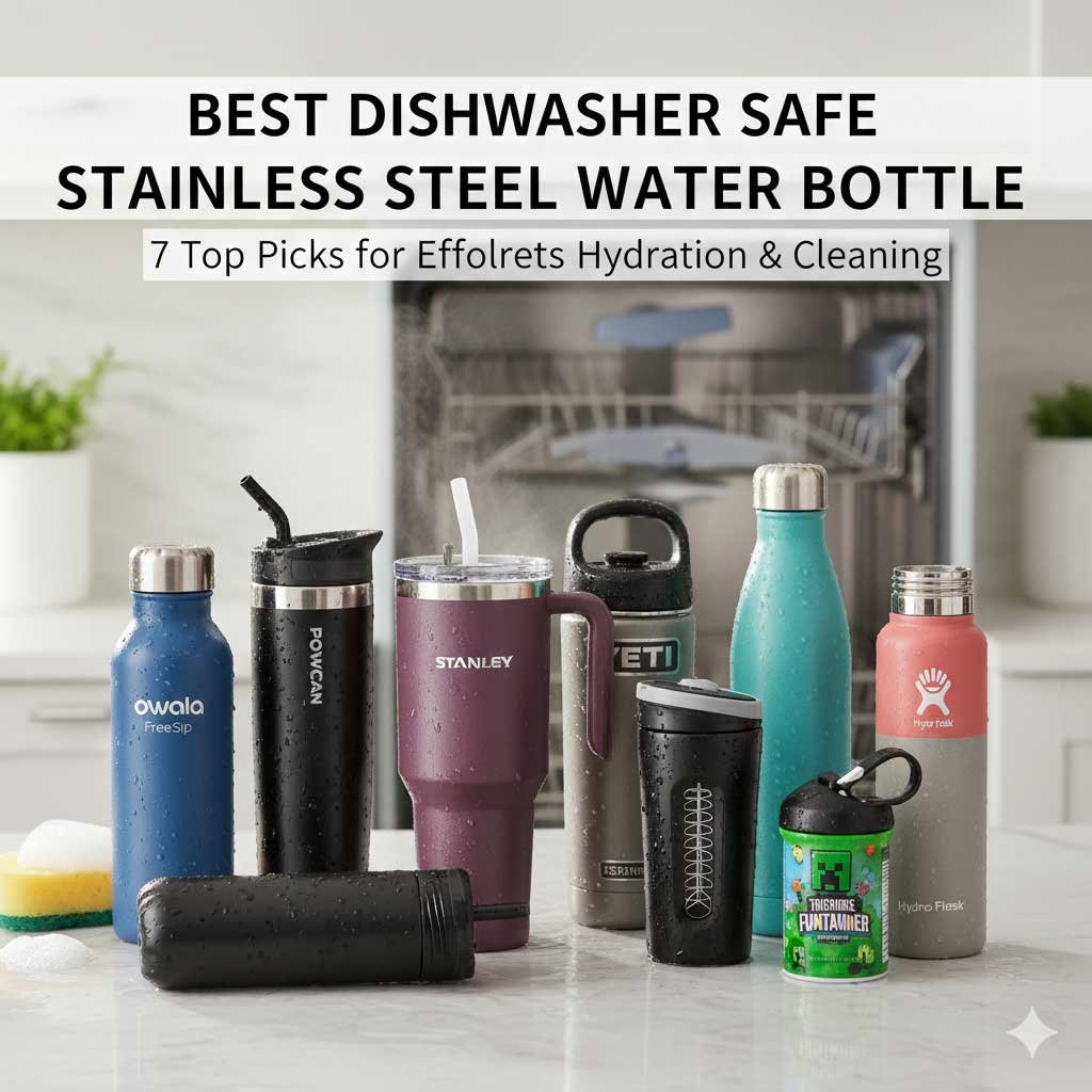 7 Best Dishwasher Safe Stainless Steel Water Bottle Reviews!