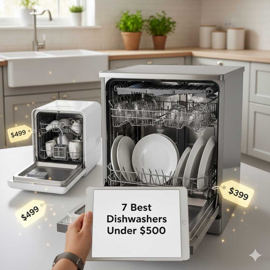 7 Best Dishwashers Under $500 Review