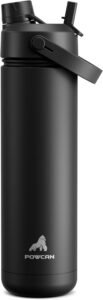 POWCAN 2-in-1 Dishwasher Safe Insulated Water Bottle