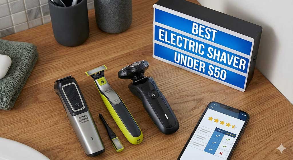 7 Best Electric Shaver Under $50 Reviews: Budget Picks!
