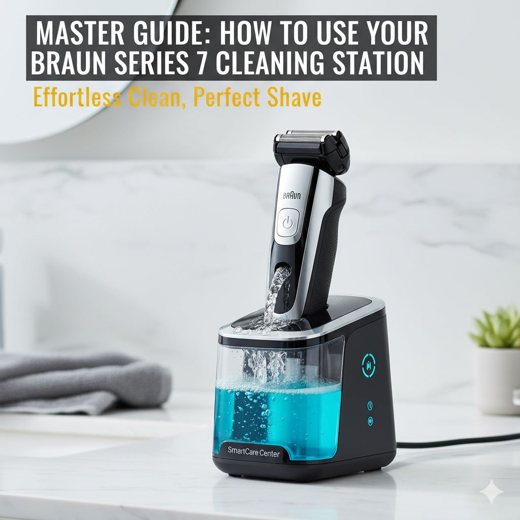 How to use Braun Series 7 cleaning station: Easy Master Guide