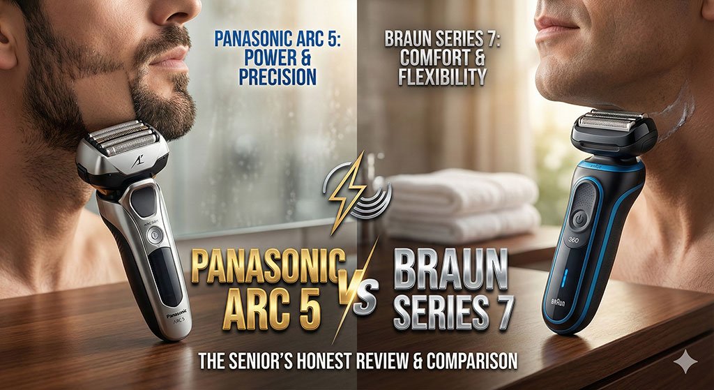 Panasonic Arc 5 vs Braun Series 7: A Senior’s Honest Review!