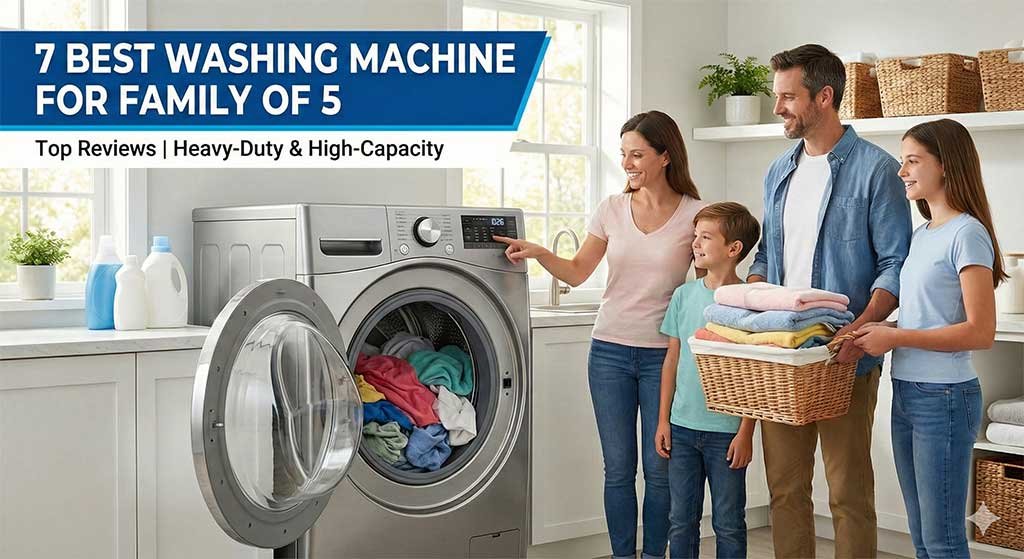 7 Best Washing Machine for Family of 5: Expert Reviews!