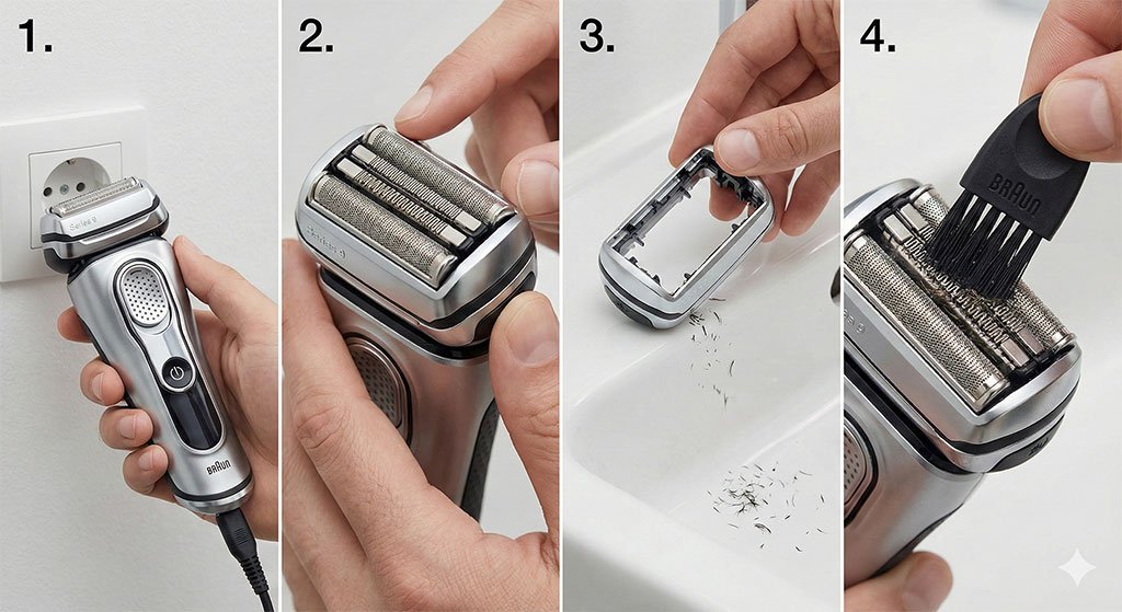Step-by-Step Guide on Cleaning an Electric Shaver