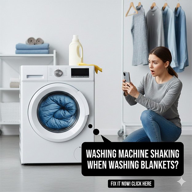 Why Is Your Washing Machine Shaking When Washing Blankets?