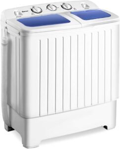 Giantex Portable Mini Compact Twin Tub Washer for Family of 5