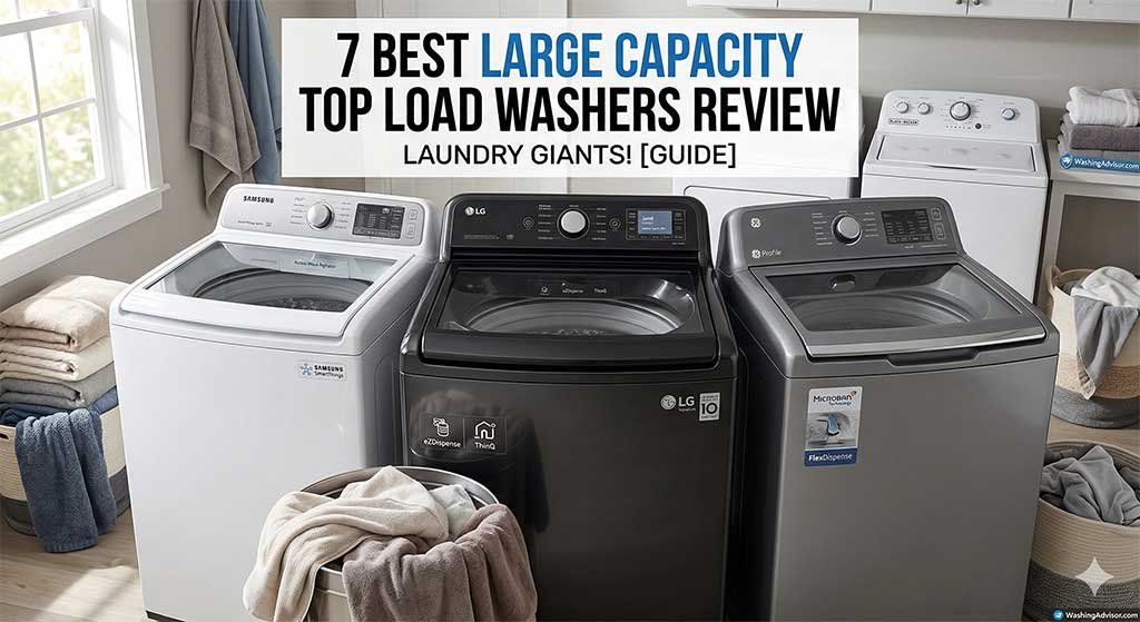 7 Best Large Capacity Top Load Washer Reviews: Top Picks!