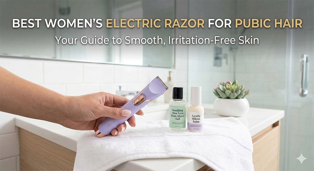 7 Best Women’s Electric Razor for Pubic Hair Reviews!
