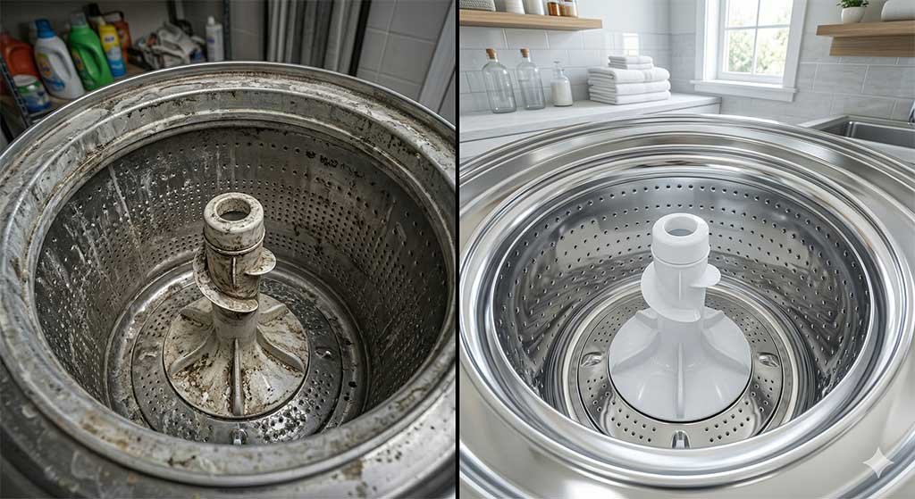 How to Clean a Large Capacity Top Load Washer Naturally?