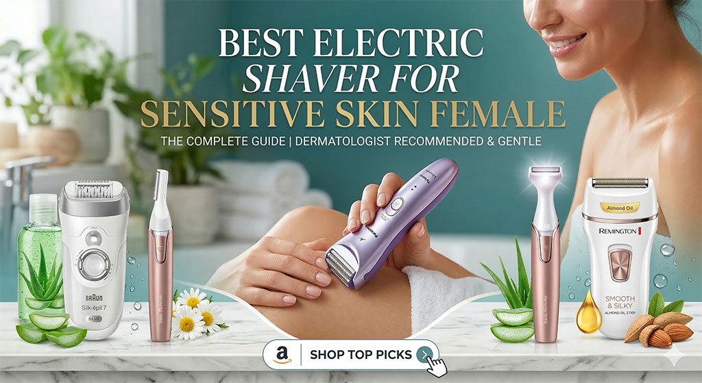 7 Best Electric Shavers for Sensitive Skin (Female Guide & Reviews)