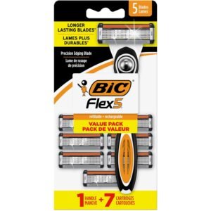 BIC Flex 5 Refillable Razors for Men