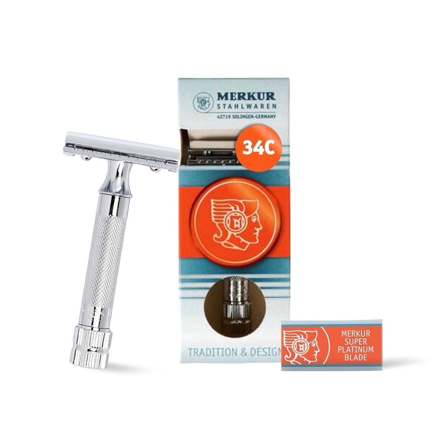 Merkur Mk34c Double Edge Head Shaving Safety Razor