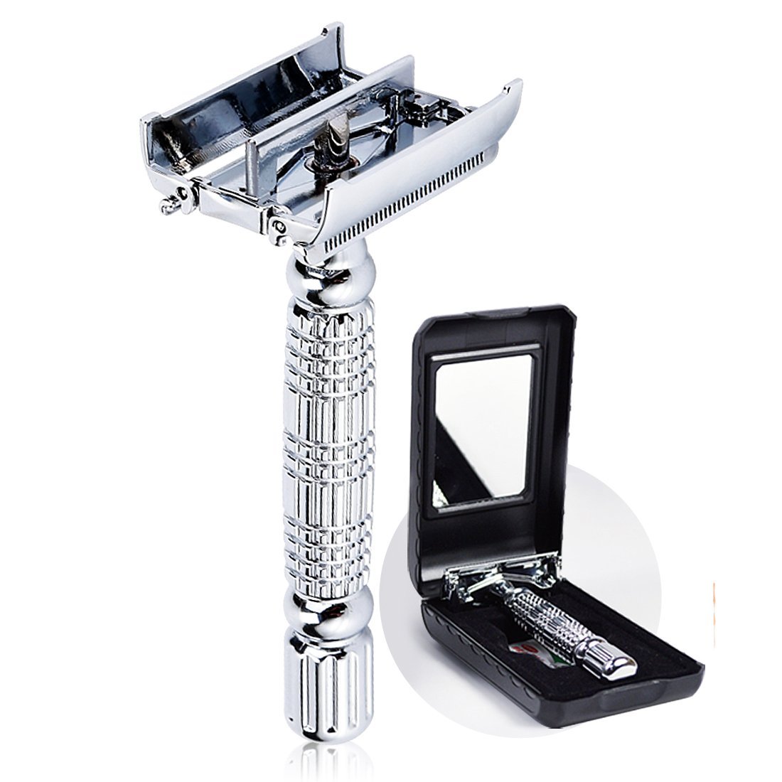 BAILI Butterfly Open TTO Double Edge Safety Razor