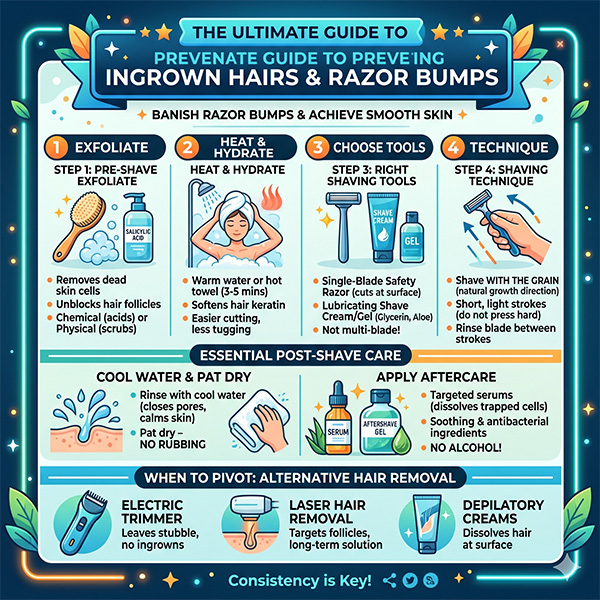 Best Way to Prevent Ingrown Hairs After Shaving