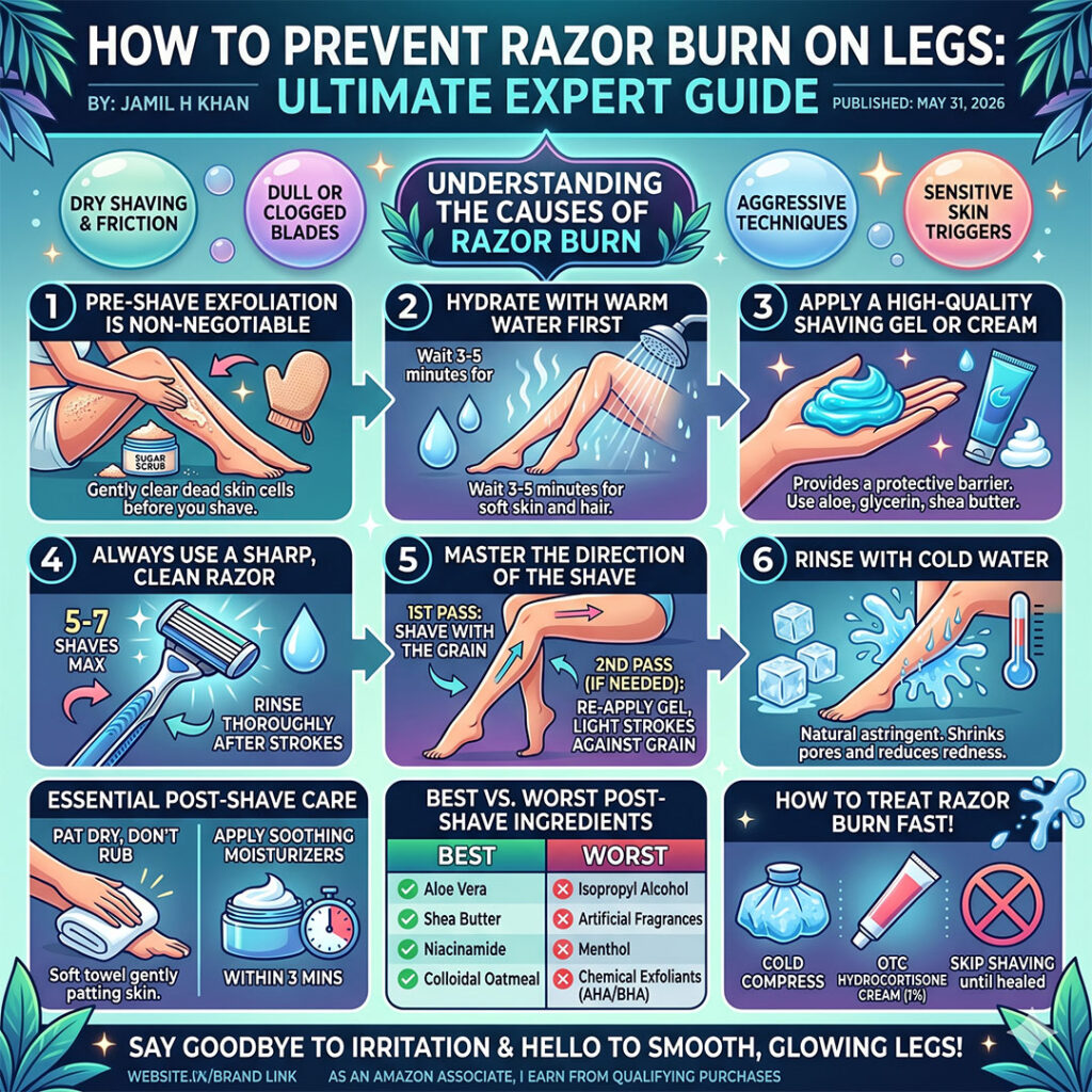 Best Way to Prevent Razor Burn on Legs