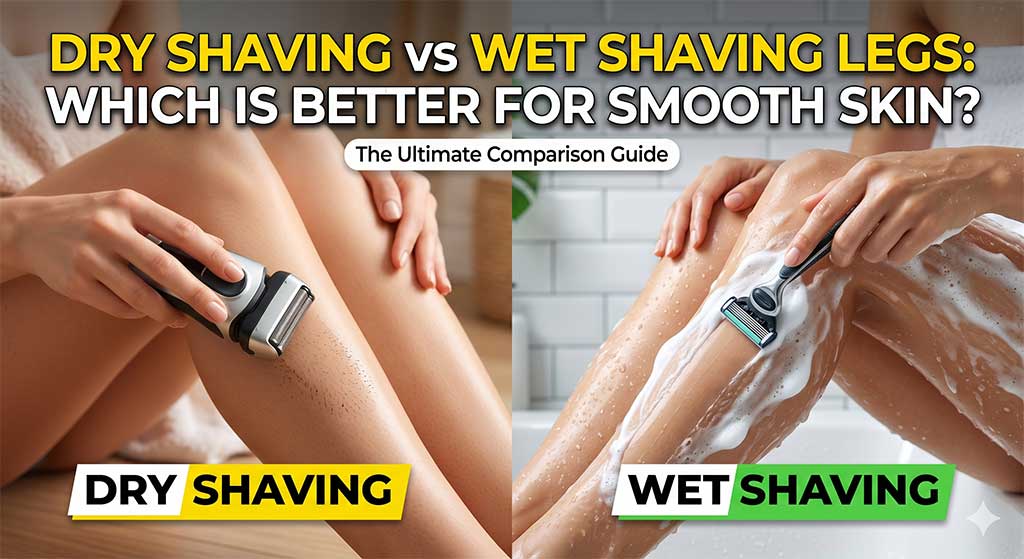 Dry Shaving vs Wet Shaving Legs: Best Method for Smooth Skin?