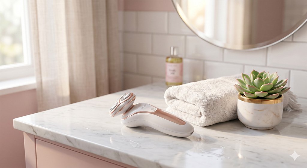Foil vs rotary shaver for women