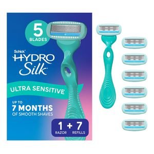 Schick Hydro Silk Ultra Sensitive Razor for Men & Women