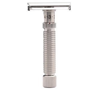 Rex Supply Co. Ambassador ADJUSTABLE Stainless Steel Safety Razor