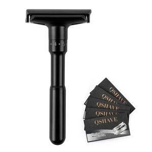 QSHAVE Adjustable Double Edge Safety Shaving Razor