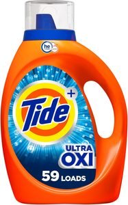 Tide Plus Ultra OXI Liquid Laundry Detergent for Hard Water
